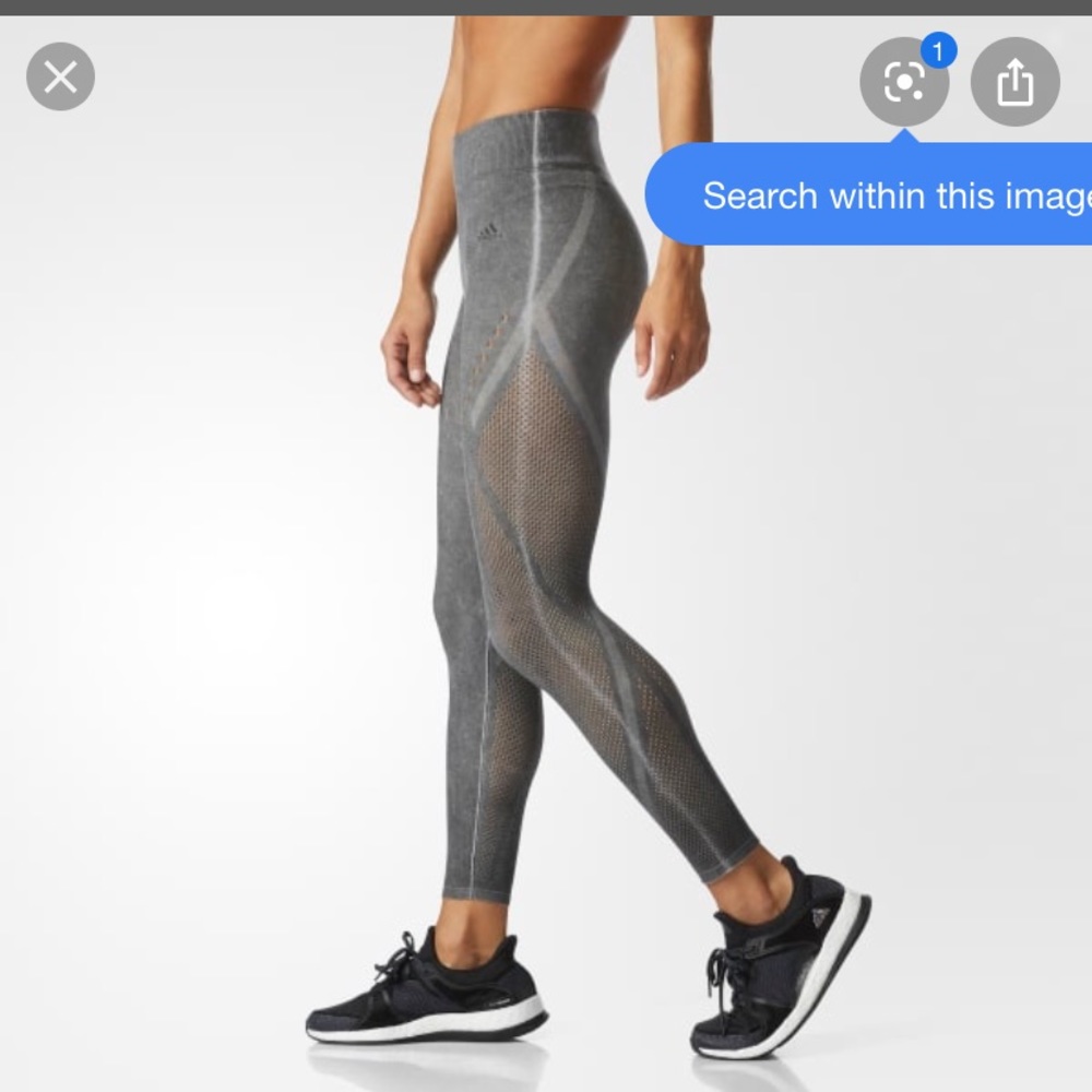Adidas Wanderflow Warp Knit Tights - Gray